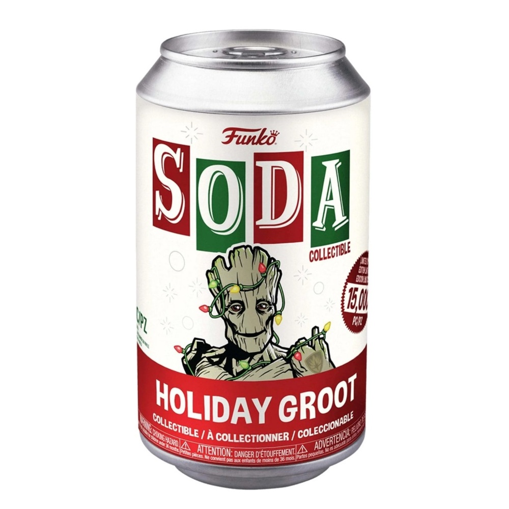 Funko Vinyl Soda: Marvel - Christmas Groot